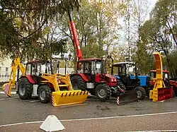 Техника на открытой площадке