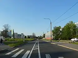 Вид от Бухарестской улицы на северо-восток