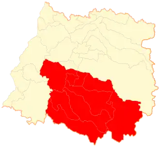 Линарес на карте