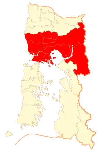 Льянкиуэ на карте