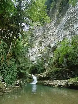 Река Псахо летом 2013 года.