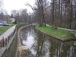 Низовье Пщинки в Пщине весной 2013 года