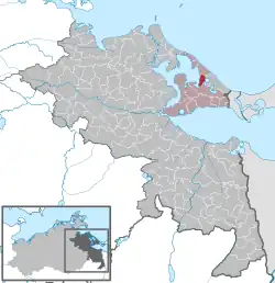 Пудагла на карте района