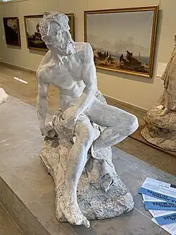 Ранненый мессенец, Римская премия 1884 года, Музей изящных искусств имени Дени Пюэша, Родез.