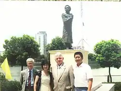 Открытие памятника А.Пушкина в бронзе в Нинбо, Китай.