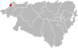 Биарриц на карте