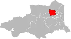 Кантон на карте департамента Восточные Пиренеи