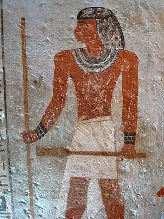 Изображение Саренпута из его гробницы в Куббет эль-Хава. XX—XIX вв. до н. э.