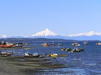 Вид на вулкан из Кельона