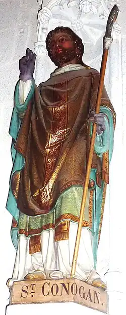 Статуя святого Конгана. Кемперский собор. Кемпер.