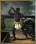 Картина «Восстание раба на невольничьем корабле» (1839) Эдуарда-Антуана Ренара