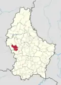 Расположение коммуны на карте Люксембурга