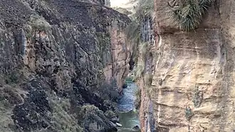 Ущелье зарождающейся река Мараньон.