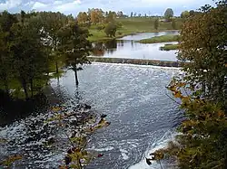 Среднее течение Руи возле села Ериосенью 2004 года.