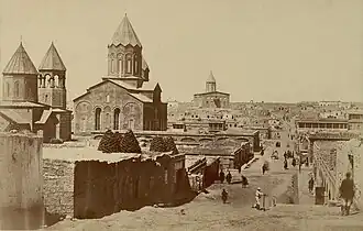 Улица с Греческой церковью, Сурб Аменапркич и Свв.Мучеников, 1877-1878 гг.