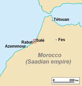 расположение республики Сале