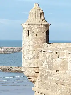 Бартизана крепости Касба Удая в Марокко