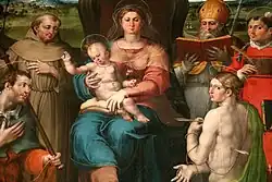 Мадонна с Младенцем и святыми. 1540. Кальи, Марке