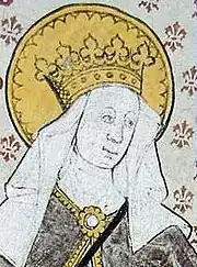 Изображение Рагнхильды в церкви в Эненгере