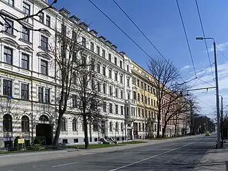 Вид от начала бульвара