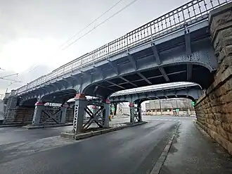 Западный и средний путепроводы