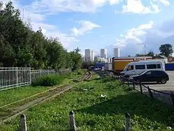 Подъездной железнодорожный путь к Северной водопроводной станции в Лианозово