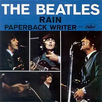 Обложка сингла The Beatles «Paperback Writer» (1966)