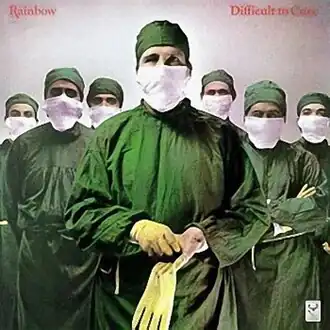 Обложка альбома Rainbow «Difficult to Cure» (1981)