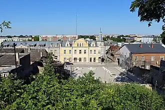 Вид на улицу Пикк с холма Валлимяги