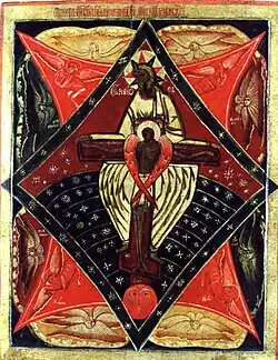 Распятие в лоне Отчем.Карелия. 2-я половина XVII века