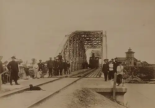 Открытие моста, 1889 год