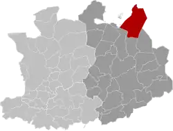 Расположение муниципалитета на карте провинции