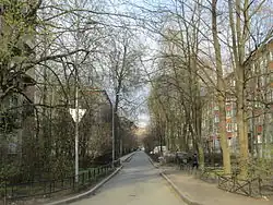 Вид от улицы Орбели