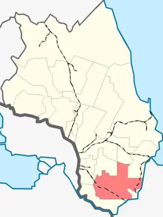 Разметелевское сельское поселение (упразднено) на карте