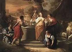 Ребекка у источника. Ок. 1700. Холст, масло. Частное собрание