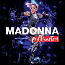 Обложка альбома Мадонны «Rebel Heart Tour» (2017)