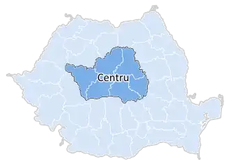 Центральный регион развития на карте