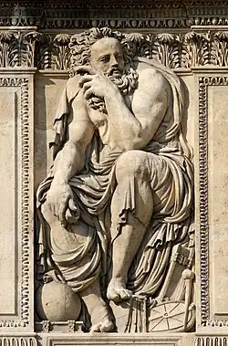 Рельеф с изображением Архимеда