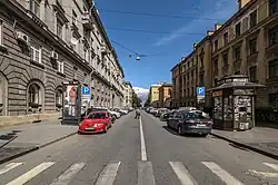 Улица Рентгена возле Каменноостровского проспекта