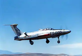 В воздухе XF-84H заводской номер 51-17060