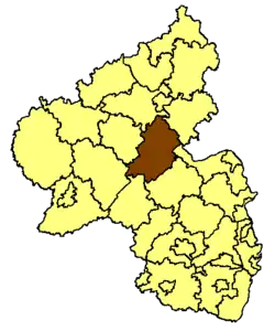 Рейн-Хунсрюк на карте