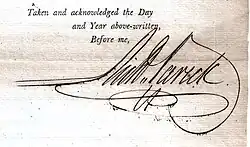 Изображение автографа