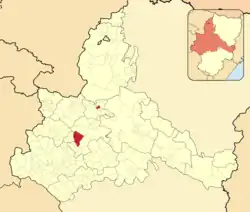 Расположение муниципалитета на карте провинции