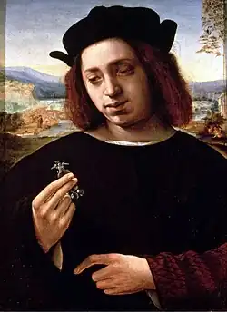 Портрет ювелира. 1505—1510. Холст, масло. Палаццо Питти, Флоренция