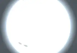 Голубой сверхгигант в представлении художника