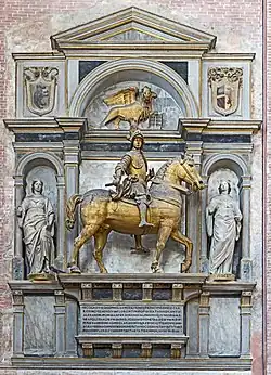 Т. Ломбардо. Гробница Никколо Орсини ди Питильяно. 1510-е гг. Базилика Санти-Джованни-э-Паоло, Венеция