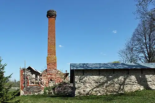 Руины амбара-сушилки