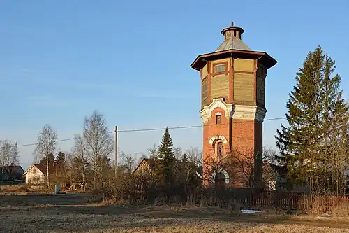 Водонапорная башня ж/д станции Рийзипере