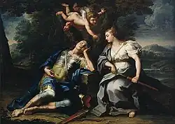 Ринальдо и Армида. Ок. 1725. Холст, масло. Музей искусств, Сент-Луис, США