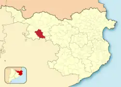 Расположение муниципалитета на карте провинции